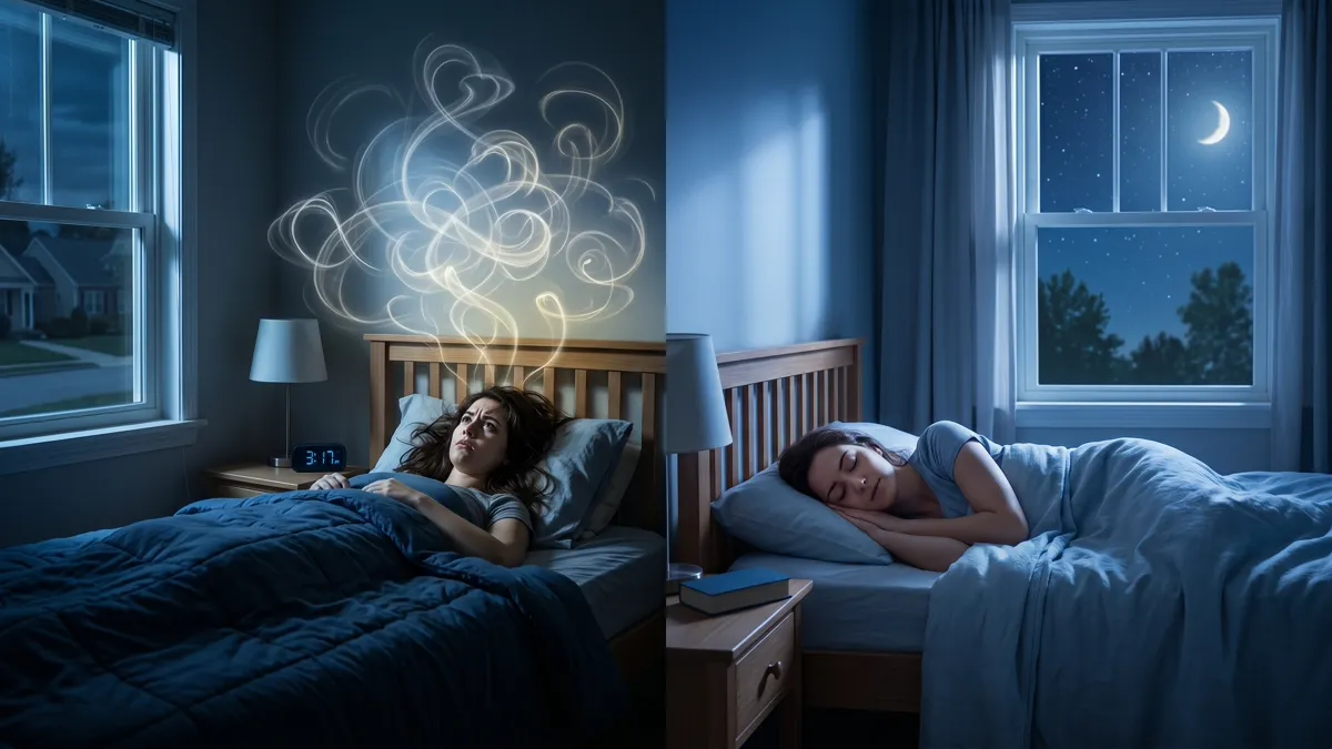 ストレスで眠れない 入眠法