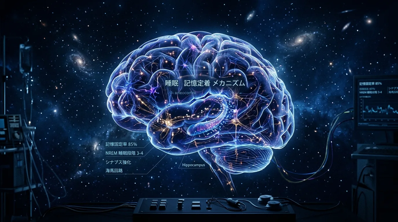 眠ると記憶が定着する仕組み｜試験前・仕事前に絶対に寝るべき理由